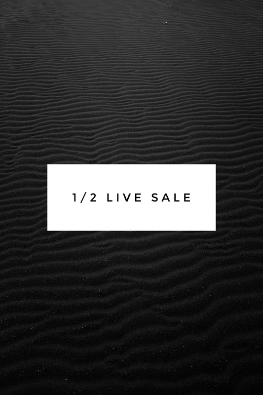 1/2 Live Sale