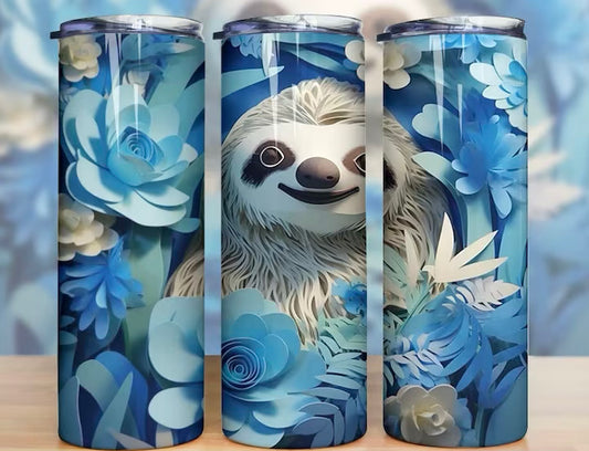 Blue Sloth 20oz Tumbler