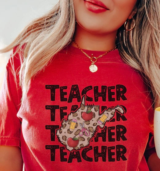 💙💛 West Virginia Teacher Tee 💙💛