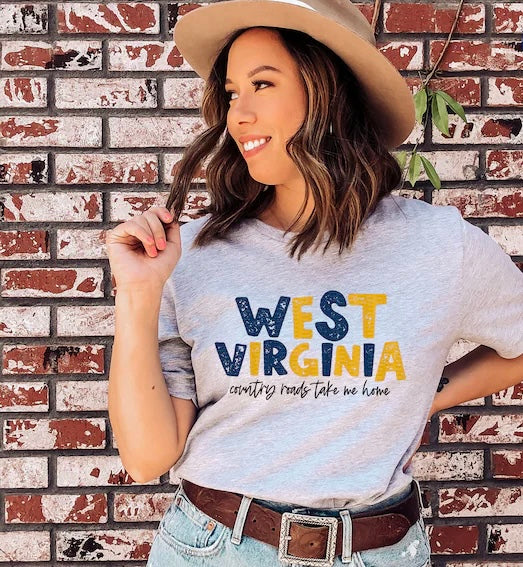 💙💛 West Virginia Gold and Blue State Tee 💙💛