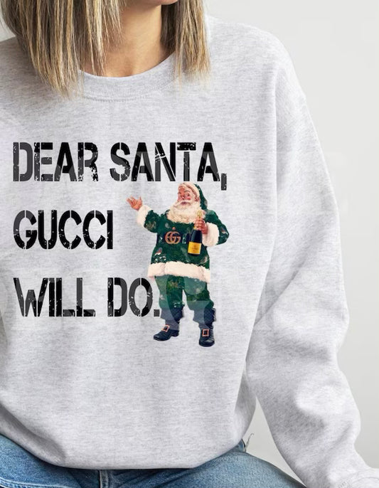 Dear Santa  Will Do Baseball Tee