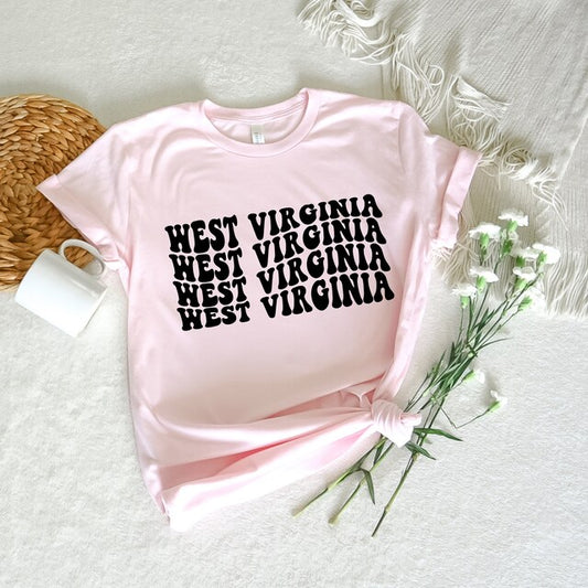 💙💛  West Virginia Pink Tee💙💛