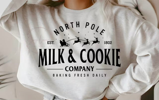 NorthPole Milk & Cookie Crewneck