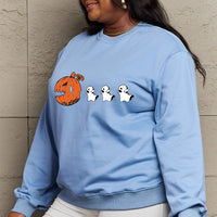 Simply Love Full Size Graphic Dropped Shoulder Sweatshirt